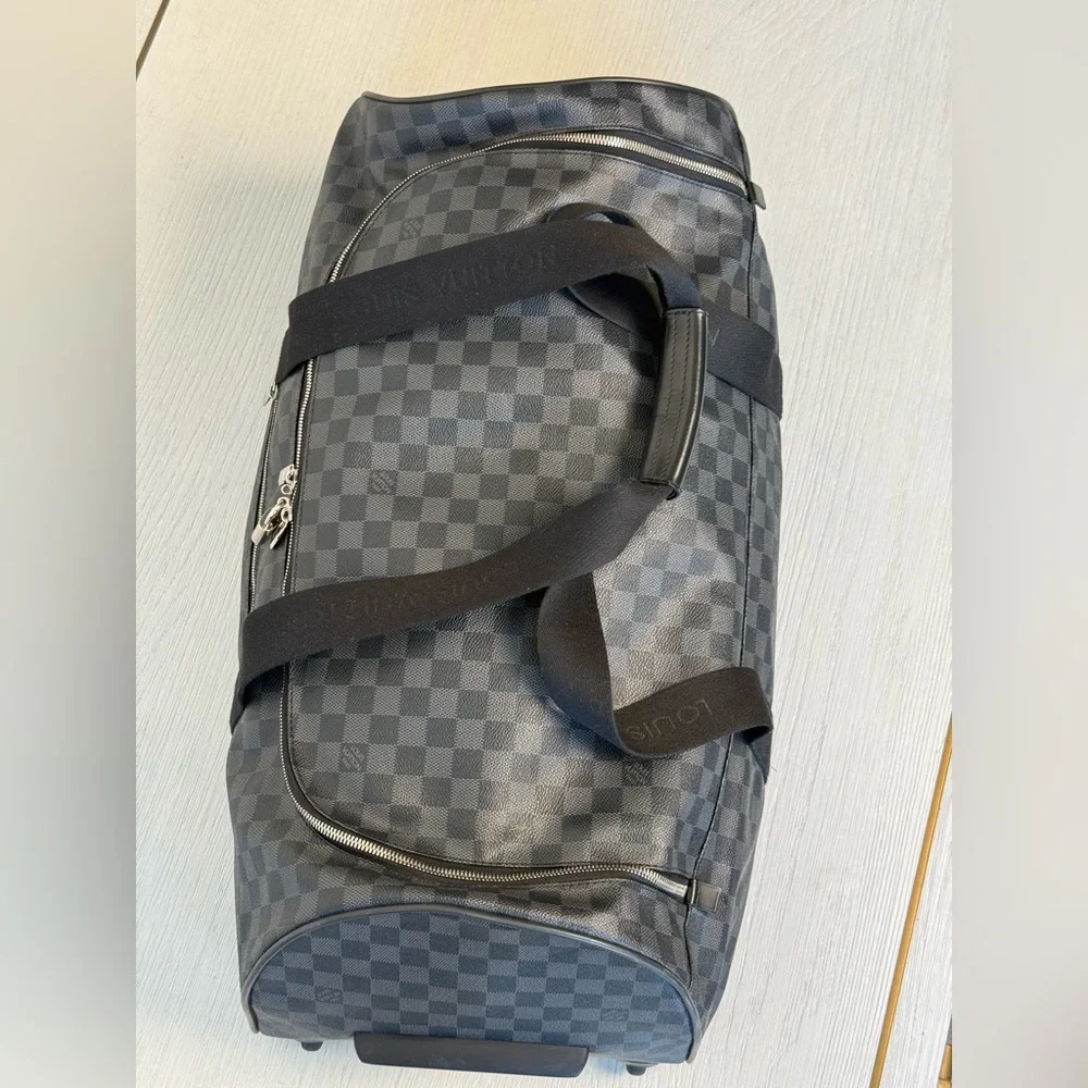 Louis Vuitton Neo Eole 55 Damier Graphite Rolling Duffle Bag